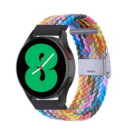 Braided nylon bandje - Multicolor Spring - Samsung Galaxy Watch 3 - 45mm