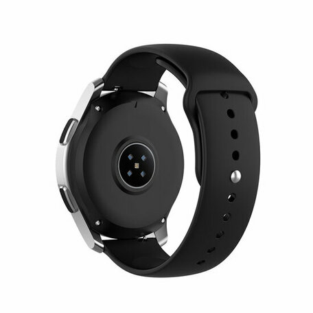 Rubberen sportband - Zwart - Xiaomi Mi Watch / Xiaomi Watch S1 / S1 Pro / S1 Active / Watch S2