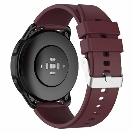 Siliconen sportband - Wijnrood - Xiaomi Mi Watch / Xiaomi Watch S1 / S1 Pro / S1 Active / Watch S2