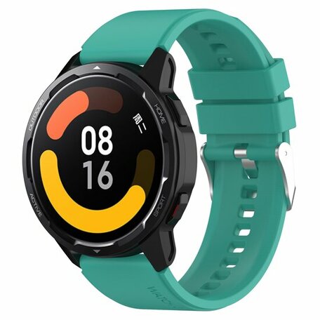 Siliconen sportband - Aqua groen - Xiaomi Mi Watch / Xiaomi Watch S1 / S1 Pro / S1 Active / Watch S2