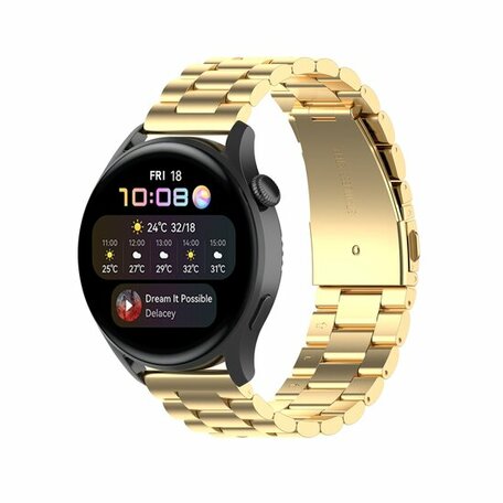Stalen schakelband - Goud - Xiaomi Mi Watch / Xiaomi Watch S1 / S1 Pro / S1 Active / Watch S2