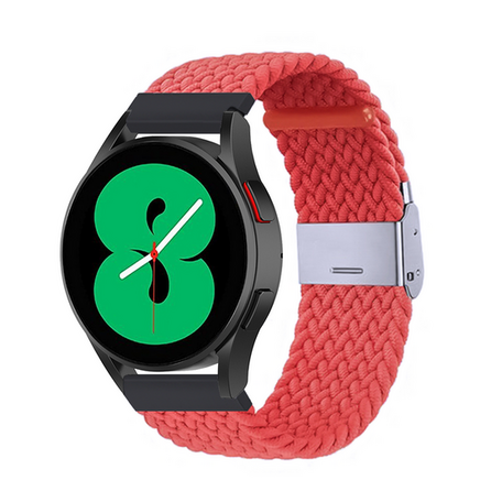 Braided nylon bandje - Lichtrood - Xiaomi Mi Watch / Xiaomi Watch S1 / S1 Pro / S1 Active / Watch S2