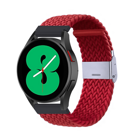 Braided nylon bandje - Rood - Xiaomi Mi Watch / Xiaomi Watch S1 / S1 Pro / S1 Active / Watch S2