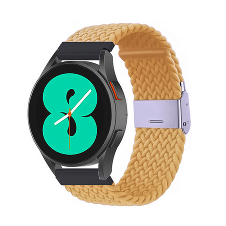 Braided nylon bandje - Geel - Xiaomi Mi Watch / Xiaomi Watch S1 / S1 Pro / S1 Active / Watch S2