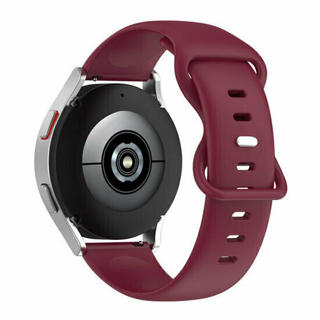 Solid color sportband - Bordeaux - Xiaomi Mi Watch / Xiaomi Watch S1 / S1 Pro / S1 Active / Watch S2