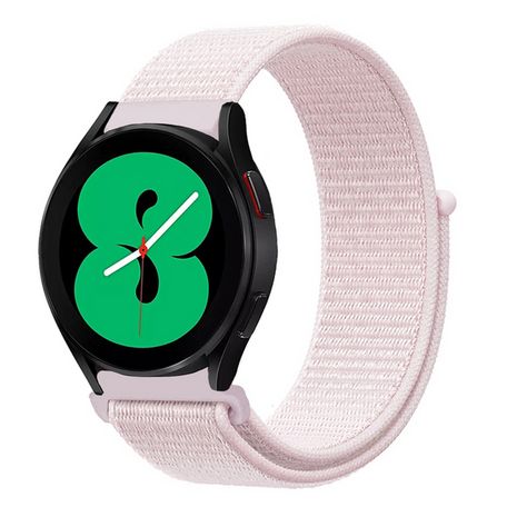 Sport Loop nylon bandje - Lichtroze - Xiaomi Mi Watch / Xiaomi Watch S1 / S1 Pro / S1 Active / Watch S2