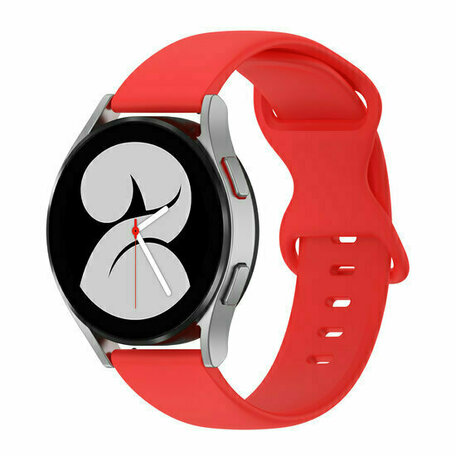 Solid color sportband - Rood - Huawei Watch GT 2 / GT 3 / GT 4 - 46mm