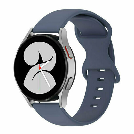 Solid color sportband - Blauw - Huawei Watch GT 2 / GT 3 / GT 4 - 46mm