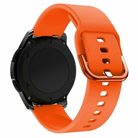 Siliconen sportband - Oranje - Huawei Watch GT 2 / GT 3 / GT 4 - 46mm