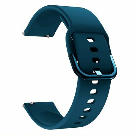 Siliconen sportband - Zee blauw - Huawei Watch GT 2 / GT 3 / GT 4 - 46mm