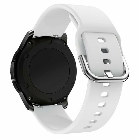 Siliconen sportband - Wit - Huawei Watch GT 2 / GT 3 / GT 4 - 46mm