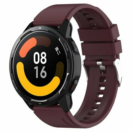 Siliconen sportband - Wijnrood - Huawei Watch GT 2 / GT 3 / GT 4 - 46mm