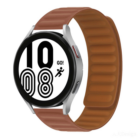 Siliconen Loop bandje - Bruin - Huawei Watch GT 2 / GT 3 / GT 4 - 46mm