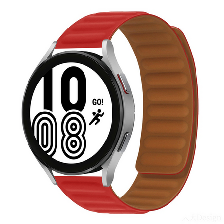 Siliconen Loop bandje - Rood - Huawei Watch GT 2 / GT 3 / GT 4 - 46mm