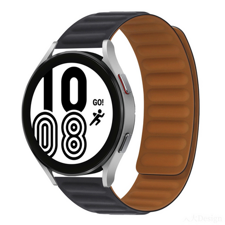 Siliconen Loop bandje - Zwart - Huawei Watch GT 2 / GT 3 / GT 4 - 46mm