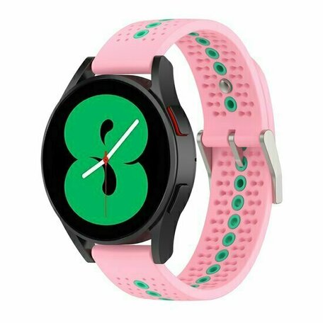 Dot Pattern siliconen bandje - Roze - Huawei Watch GT 2 / GT 3 / GT 4 - 46mm