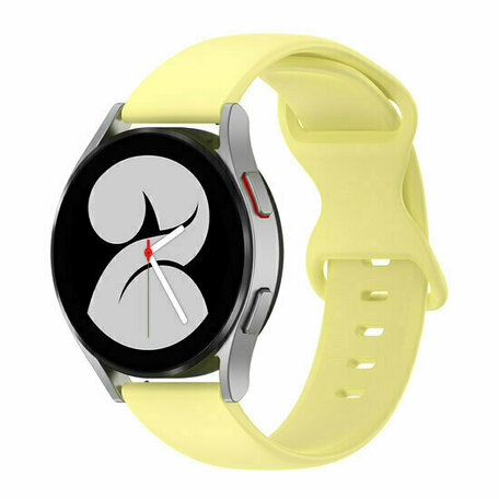 Solid color sportband - Geel - Huawei Watch GT 2 Pro / GT 3 Pro - 46mm