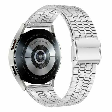 Stalen bandje - Zilver - Huawei Watch GT 2 / GT 3 / GT 4 - 46mm