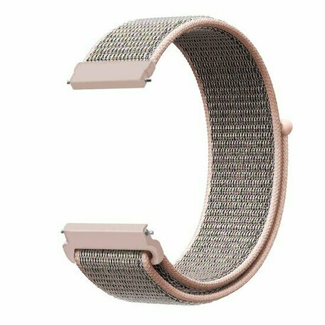 Sport Loop nylon bandje - Zand roze - Huawei Watch GT 2 / GT 3 / GT 4 - 46mm