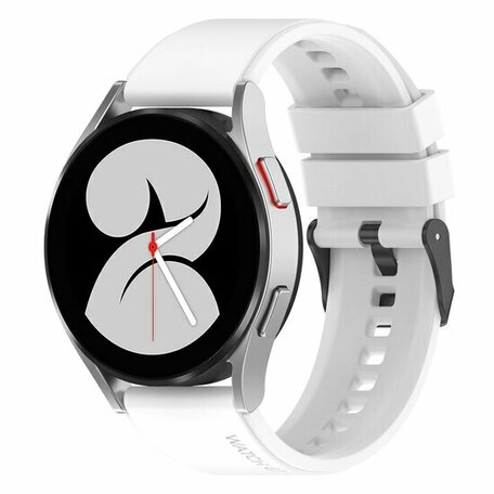 Siliconen gesp bandje - Wit - Huawei Watch GT 2 & GT 3 - 42mm