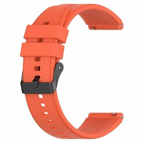 Siliconen gesp bandje - Oranje - Huawei Watch GT 2 & GT 3 - 42mm