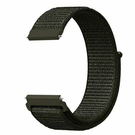 Sport Loop nylon bandje - Leger groen - Huawei Watch GT 2 & GT 3 - 42mm