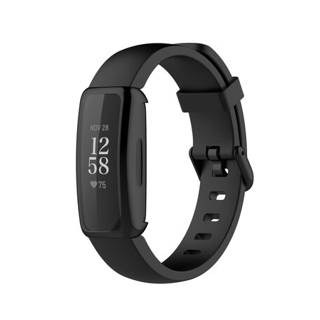 Fitbit Inspire 2 TPU case (volledig beschermd) - Zwart