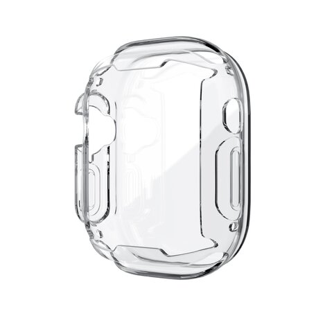 Apple Watch Ultra TPU case - Volledig beschermd - Transparant - Geschikt voor Apple Watch 49mm (Ultra)