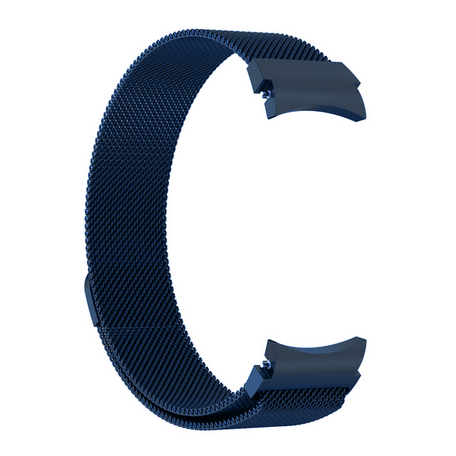 Milanese bandje (ronde connector) - Donkerblauw - Samsung Galaxy Watch 6 Classic - 47mm & 43mm