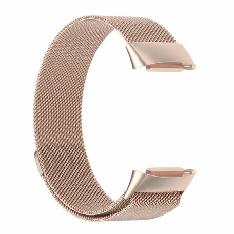 Milanese bandje - Vintage goud - Geschikt voor FitBit Charge 5 & 6