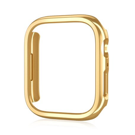 Hard case 45mm (open front) - Goud (glans) - Geschikt voor Apple Watch 45mm