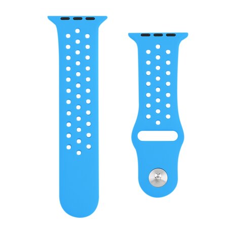 Holow Edition Sportbandje - Blauw - Geschikt voor Apple Watch 38mm / 40mm / 41mm / 42mm