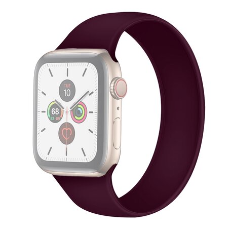 Solo Loop Link serie bandje - Maat: M - Paars - Geschikt voor Apple Watch 44mm / 45mm / 46mm / 49mm