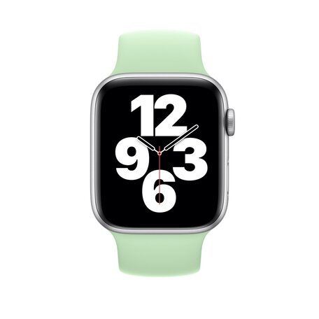 Solo Loop Link serie bandje - Maat: L - Groen - Geschikt voor Apple Watch 44mm / 45mm / 46mm / 49mm