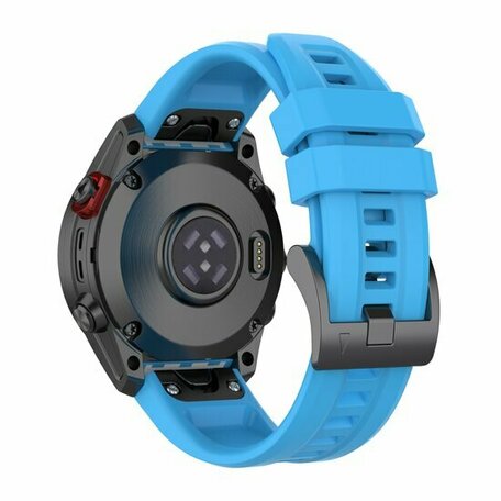 Siliconen sportbandje - Blauw - Garmin Fenix 8 - 43mm