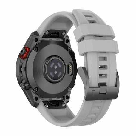 Siliconen sportbandje - Grijs - Garmin Fenix 8 - 43mm