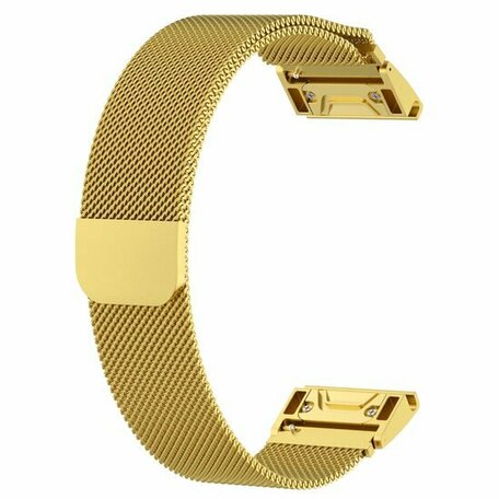 Milanese bandje - Goud - Garmin Fenix 8 - 43mm