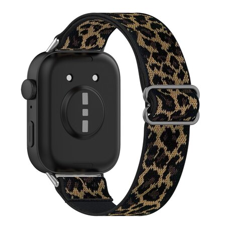 Elastische nylon band - Panterprint - Huawei Watch Fit 3 / Fit 4