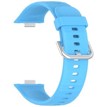 Siliconen bandje met gesp - Blauw - Huawei Watch Fit 3 / Fit 4