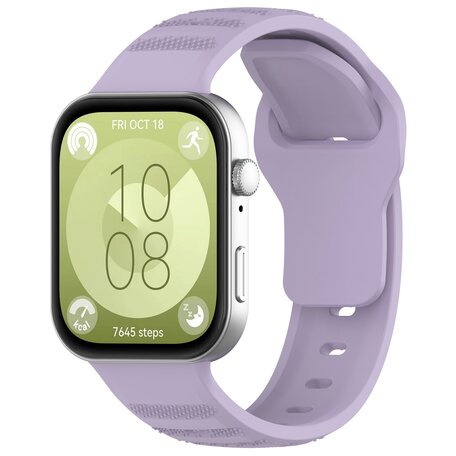 Siliconen Outdoor band - Lila - Huawei Watch Fit 3 / Fit 4