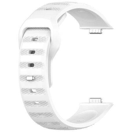Siliconen Outdoor band - Wit - Huawei Watch Fit 3 / Fit 4