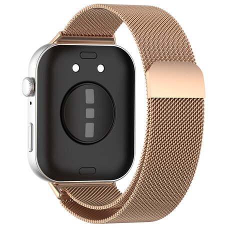 Milanese bandje - Champagne / rosé goud - Huawei Watch Fit 3 / Fit 4