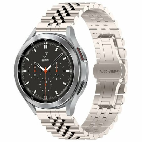 Stalen band - Starlight / sterrenlicht - Garmin Forerunner 570 (42mm) / 55 / 245 / 645