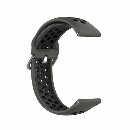 Garmin Forerunner 570 (42mm) / 55 / 245 / 645 - Siliconen sportbandje met gesp - Zwart