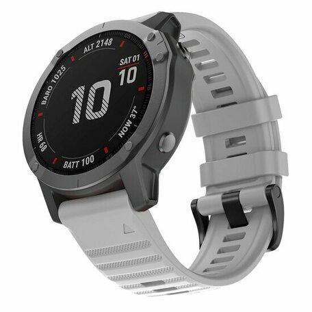 Siliconen bandje - Grijs - Garmin Quatix 8 - 51mm
