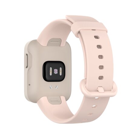 Classic siliconen sportbandje - Lichtroze - Xiaomi Mi Watch Lite / Redmi Watch
