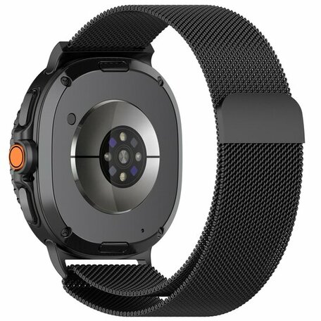 Milanese band - Zwart - Samsung Galaxy Watch 8 Classic - 46mm