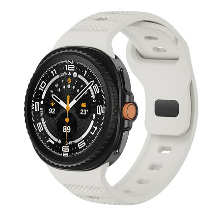 Wave met motief siliconen band - Starlight - Samsung Galaxy Watch 8 - 40mm / 44mm