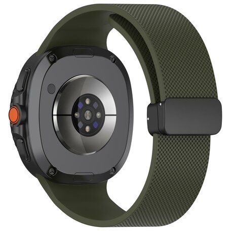 D-buckle sportband - Leger groen - Samsung Galaxy Watch 8 - 40mm / 44mm