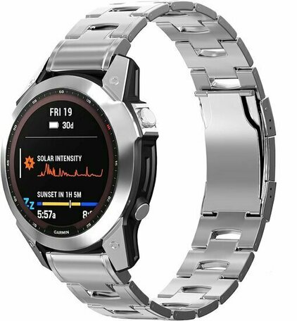 Titanium schakelband - Zilver - Garmin Fenix 8 / 8 Pro - 47mm